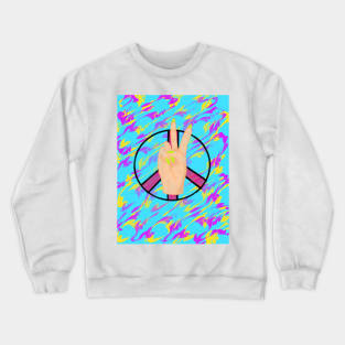 Peace out Crewneck Sweatshirt